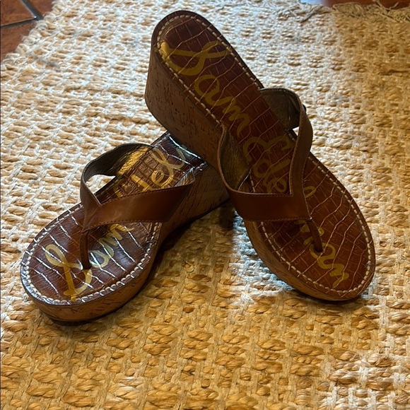 Sam Edelman Brown Platform Shoes - Picture 1 of 6